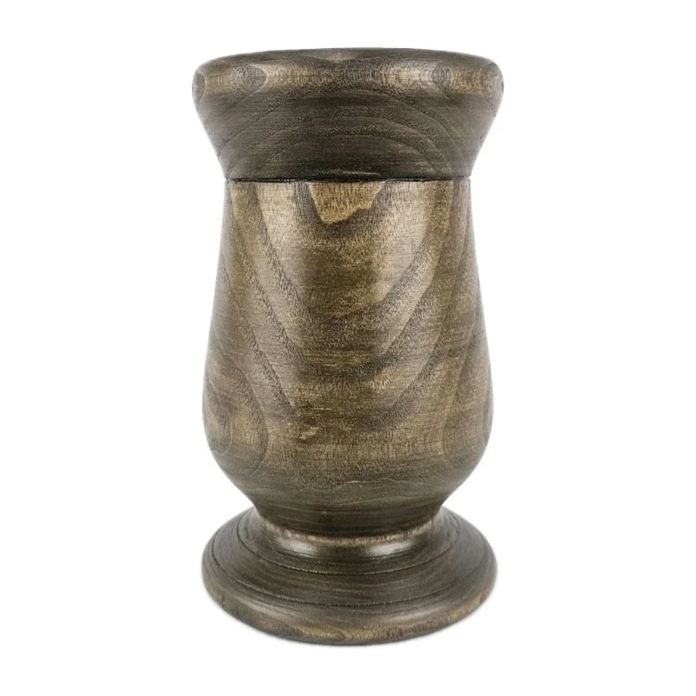 Cottonwood‎ Vase Beautiful Hand Turned Cottonwood Handmade Decor Dark Stain